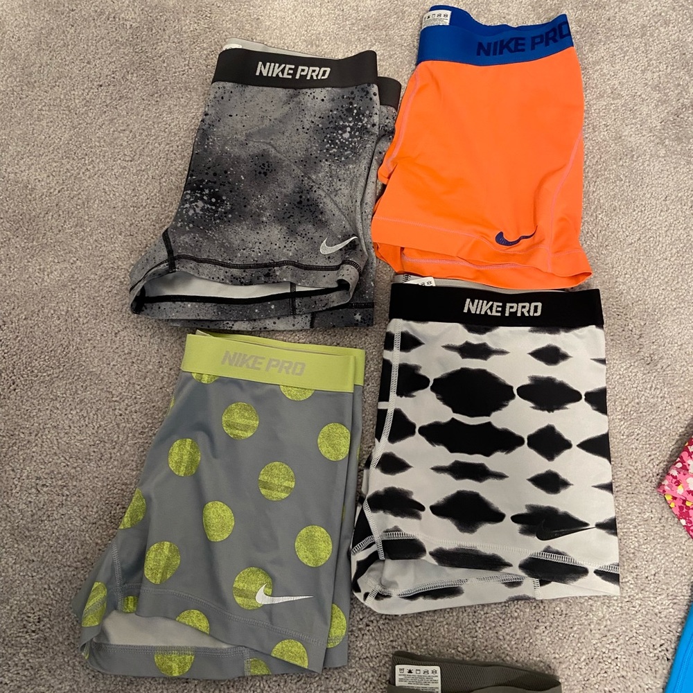 Nike pro size XL spandex shorts. Lightly used. Sold individually.